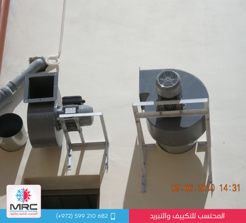 مشروع تكييف الصالة الرياضية لبلدية الخليل من تنفيذ المحتسب للتكييف